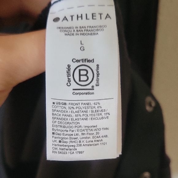 Athleta Black Velvet Sweater - Picture 3 of 4